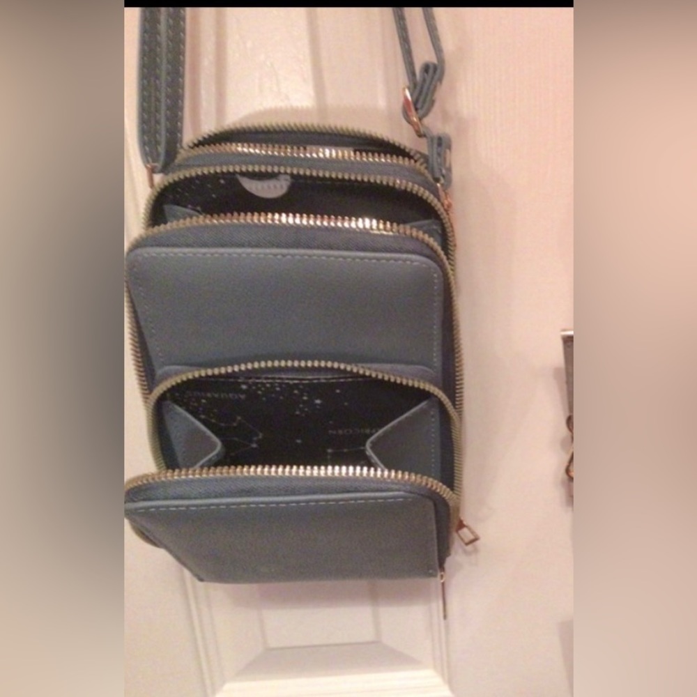 Save the Girls Crossbody Bag - Blue/Gray